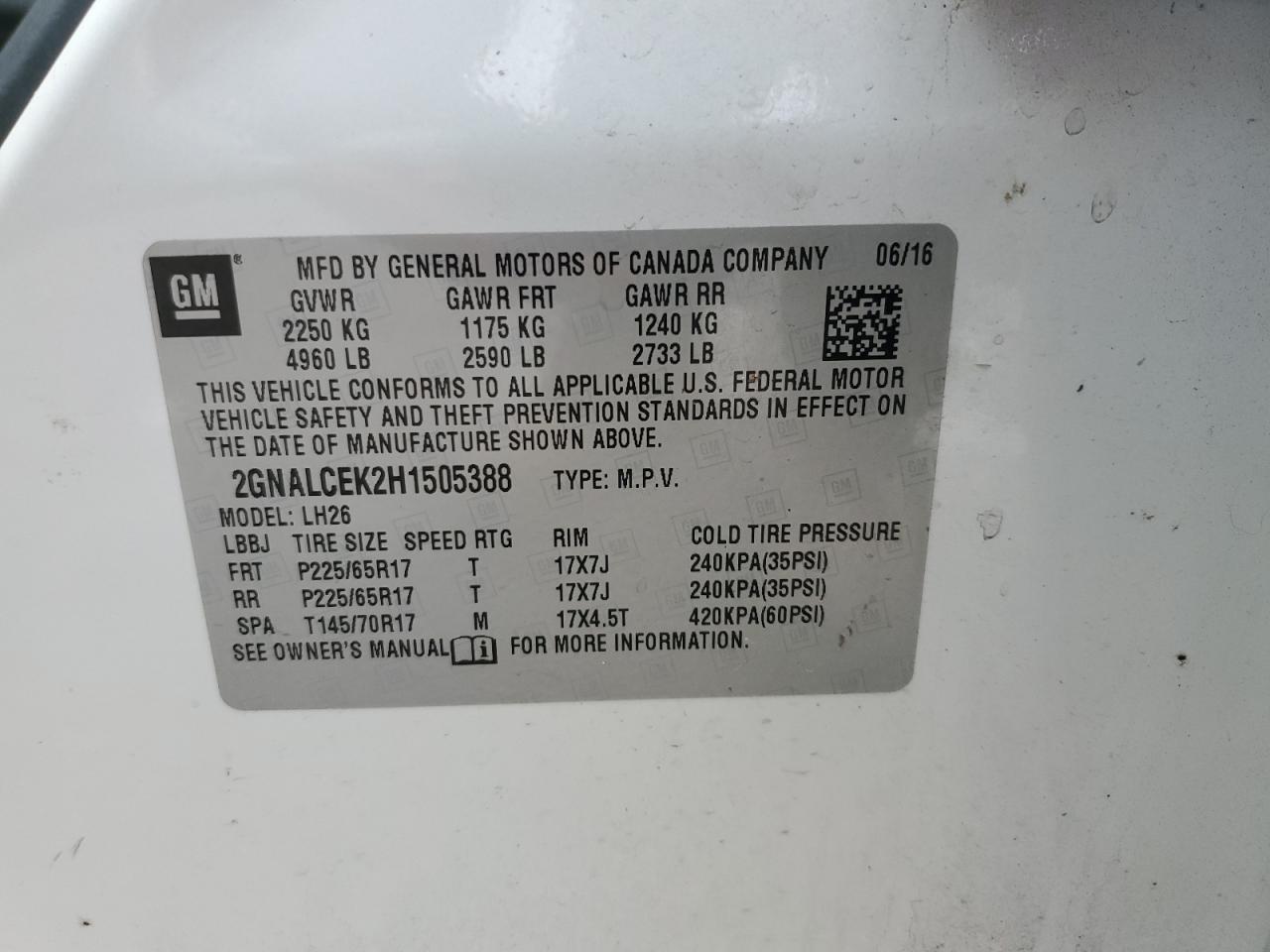 2017 Chevrolet Equinox - Image 13