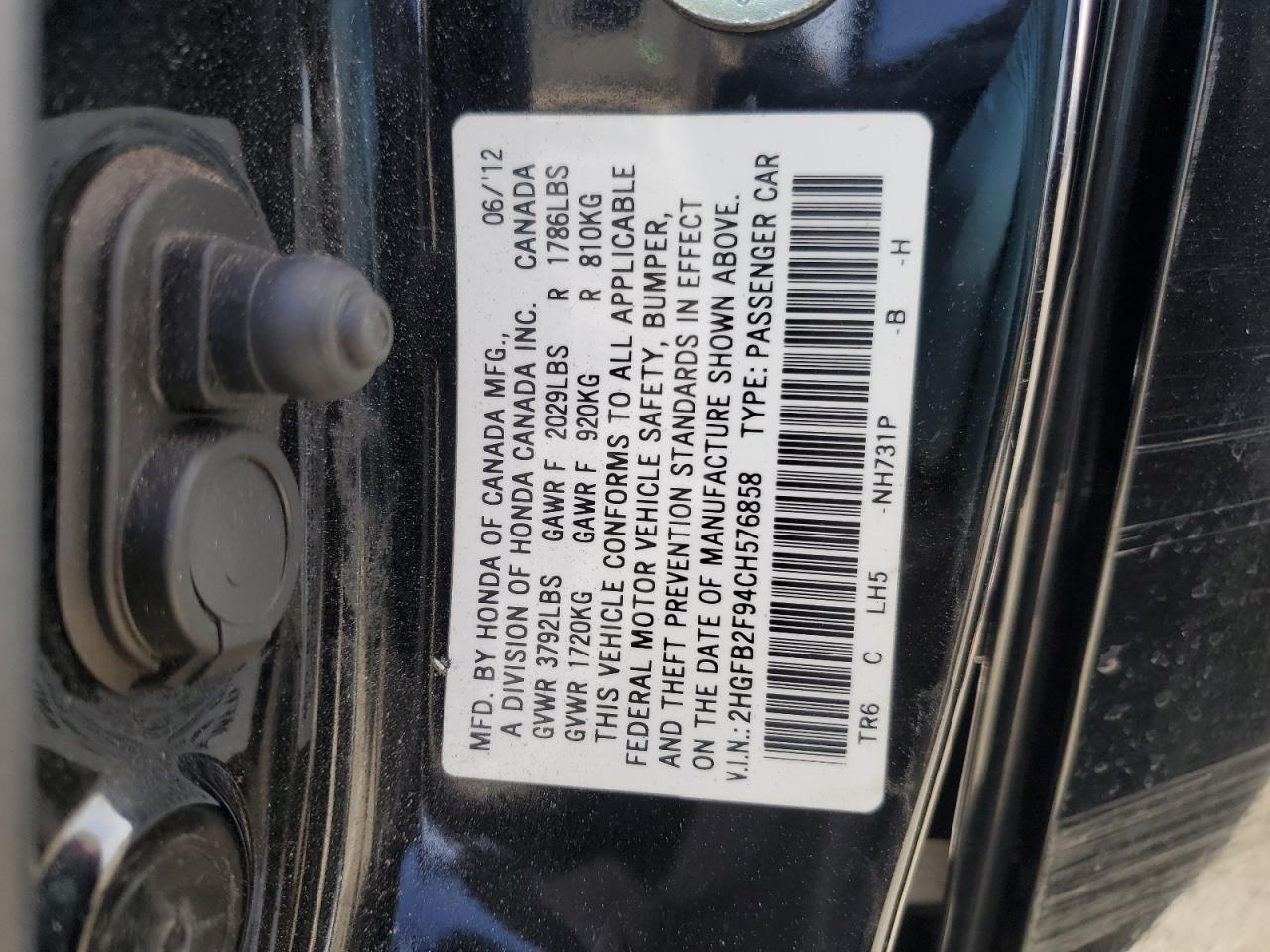 2012 Honda Civic - Image 15
