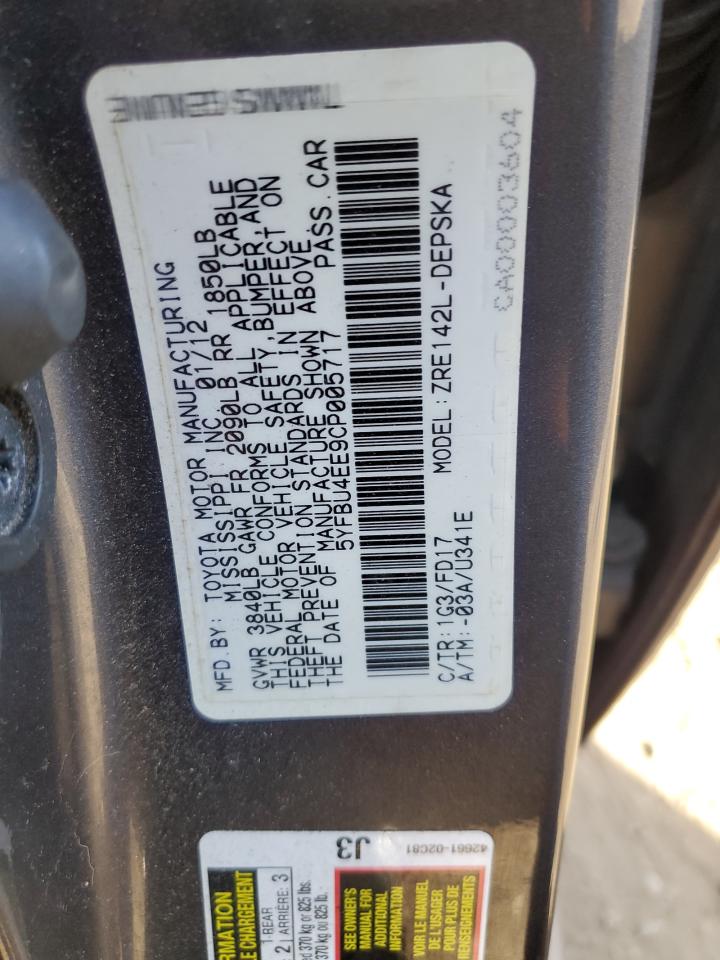 2012 Toyota Corolla - Image 12