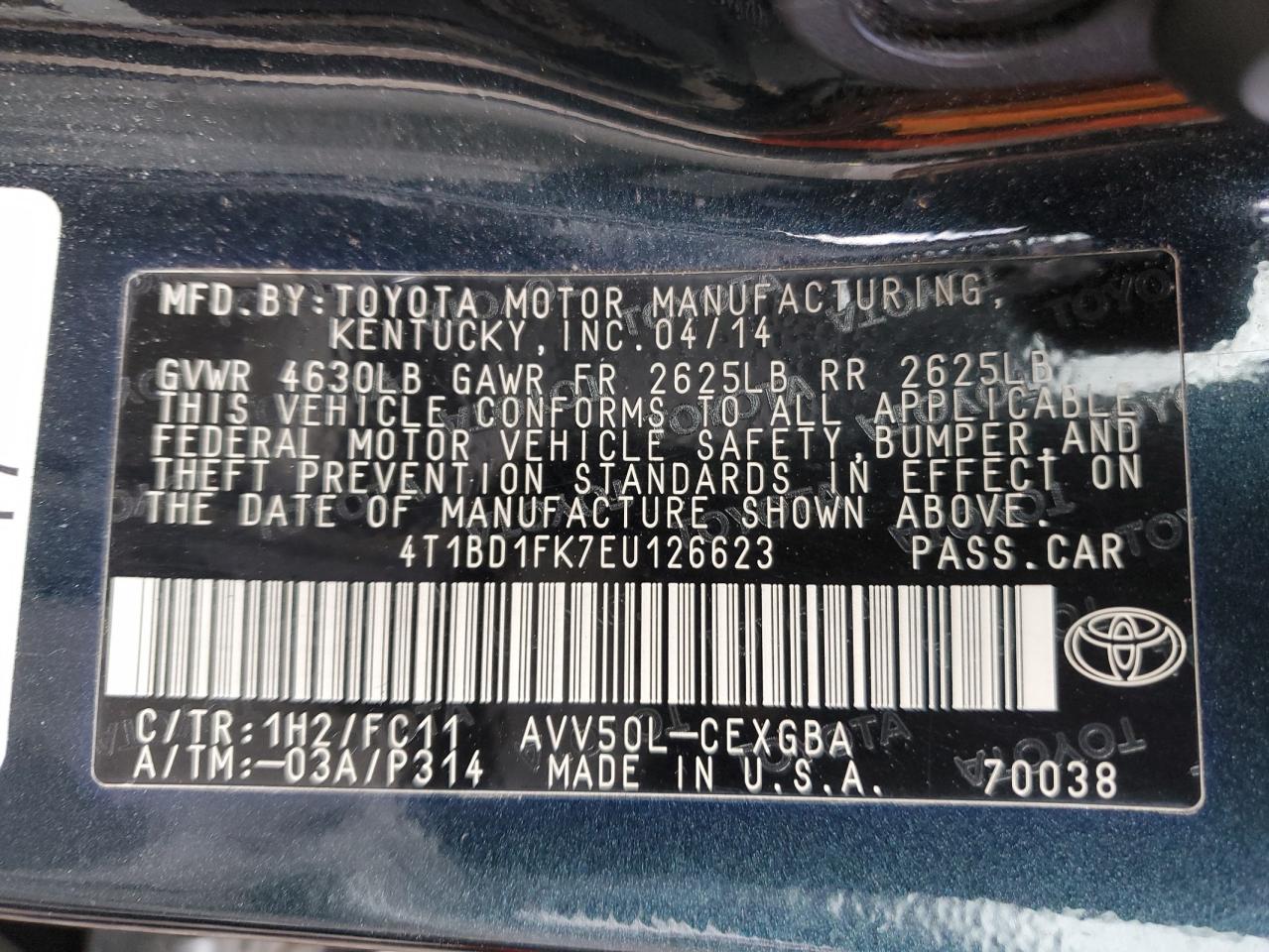 2014 Toyota Camry - Image 12