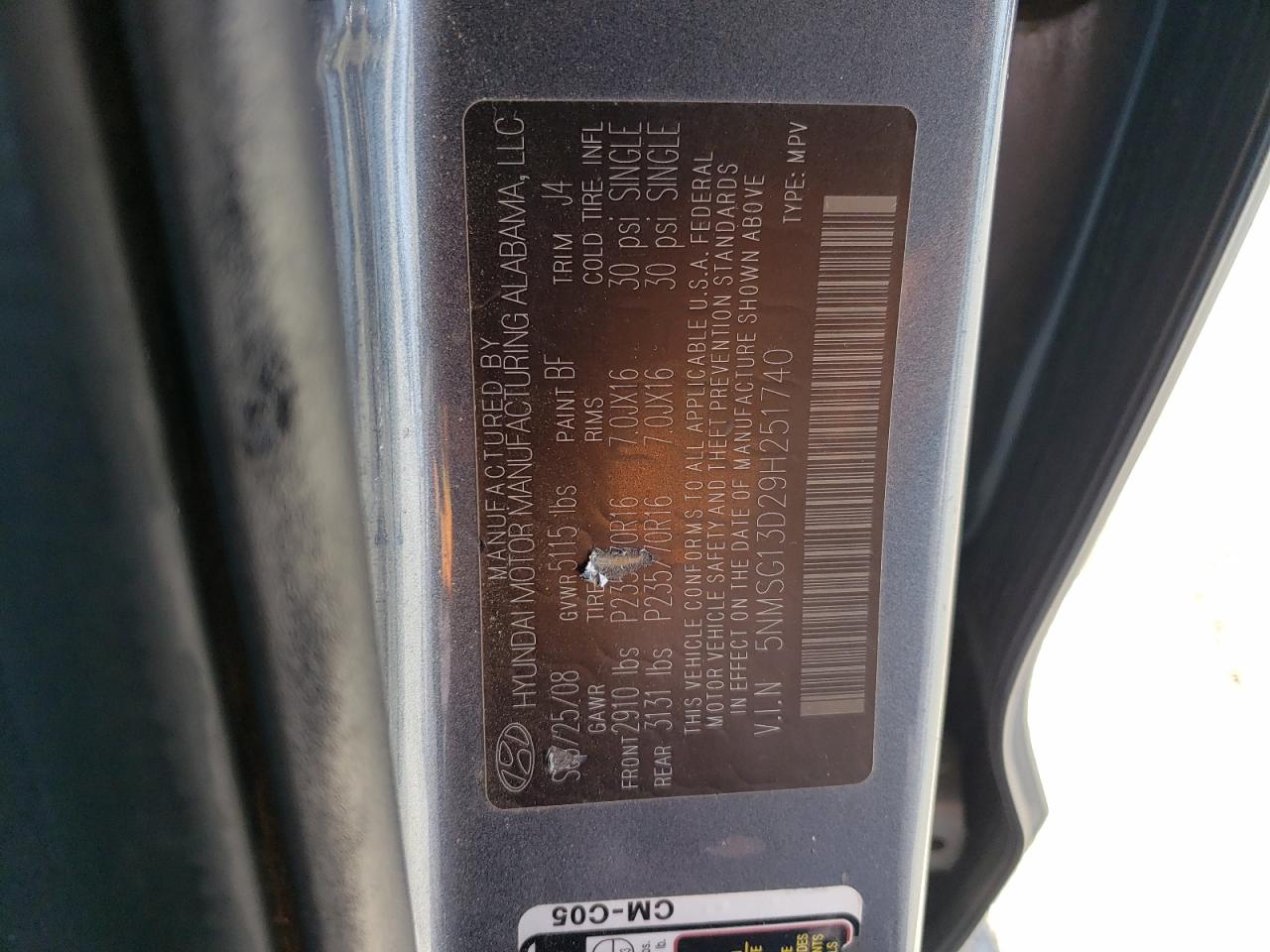 2009 Hyundai Santa Fe - Image 15