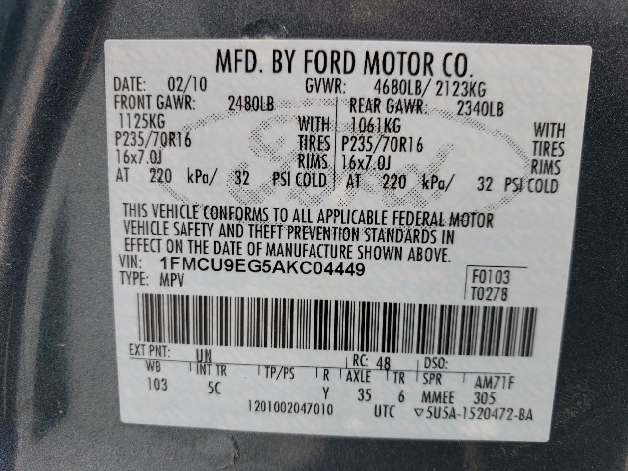 2010 Ford Escape - Image 13
