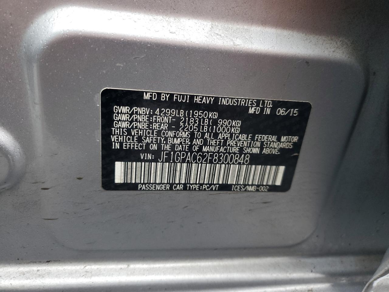 2015 Subaru Impreza - Image 13
