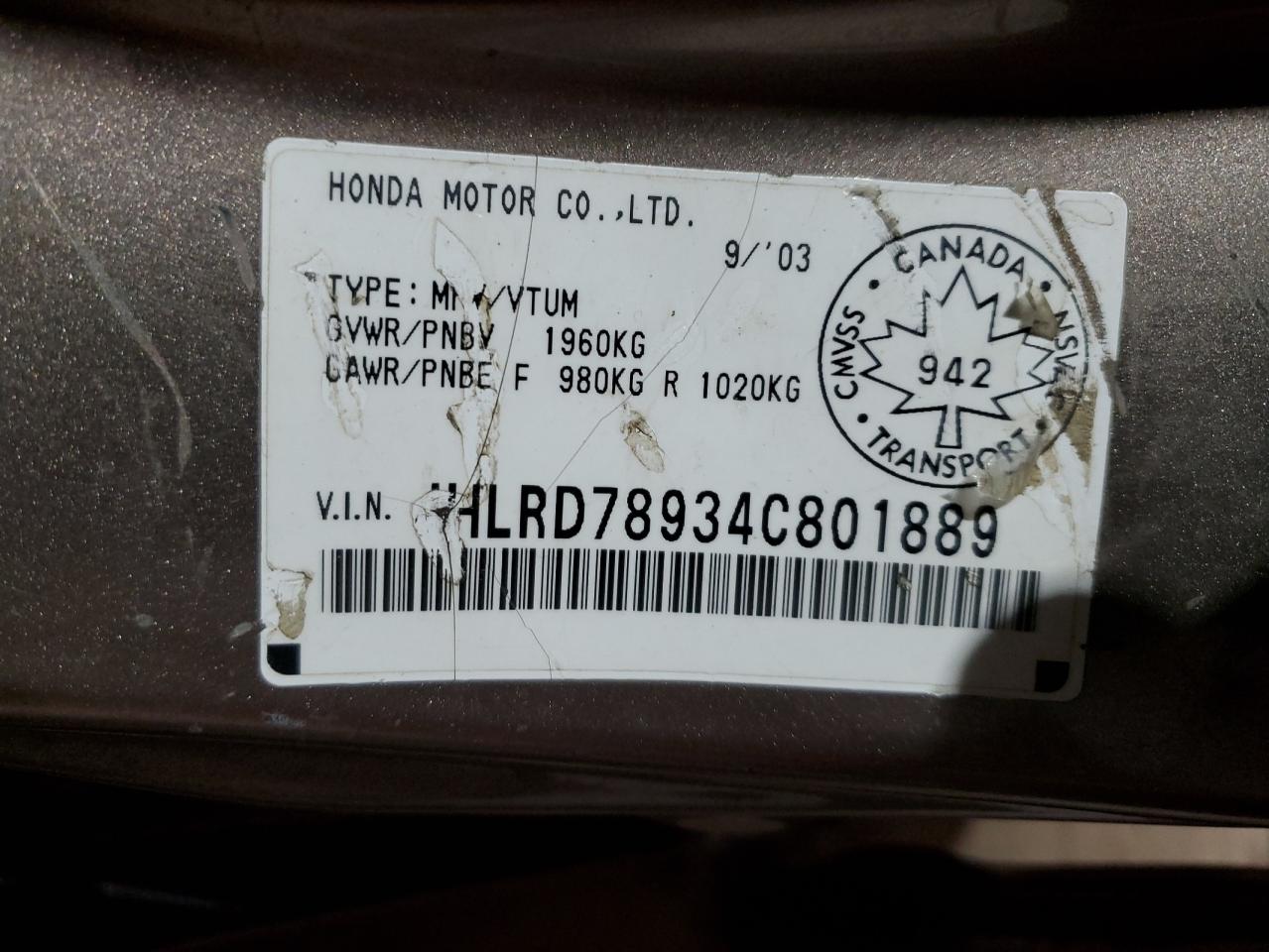 2004 Honda CR-V - Image 13