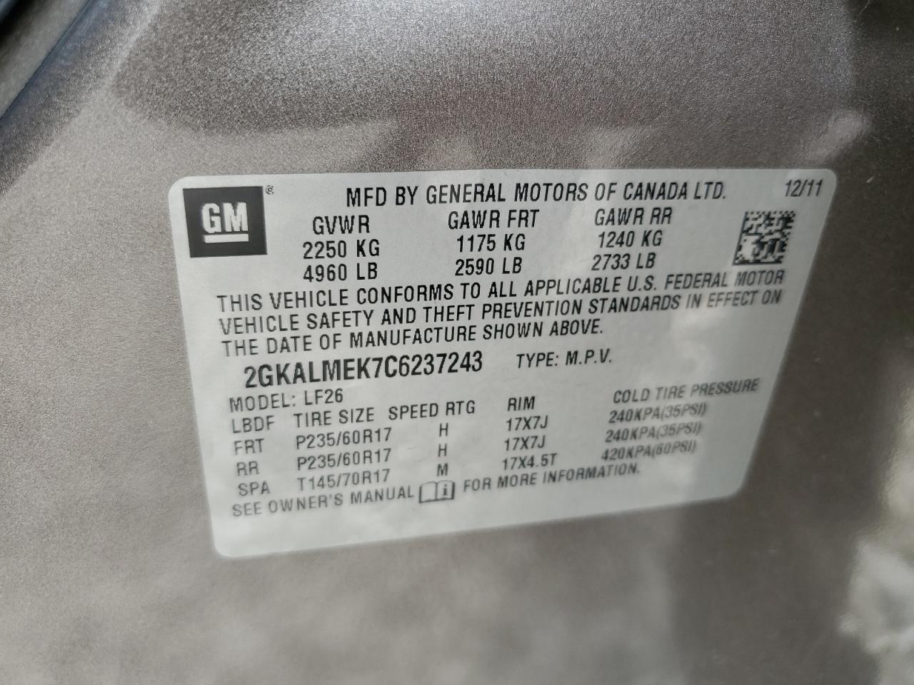 2012 GMC Terrain - Image 15