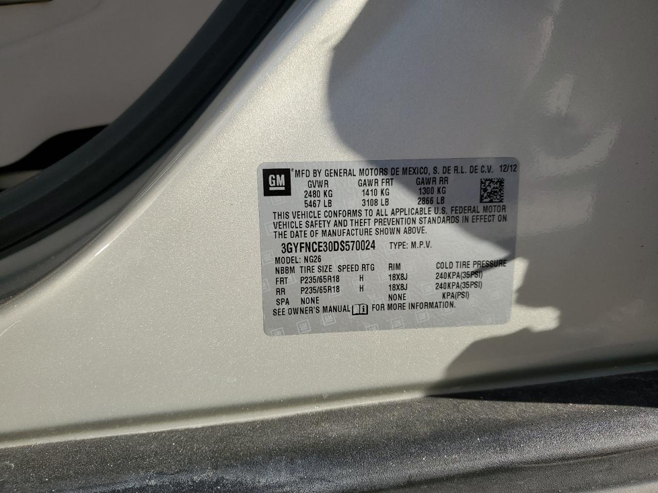 2013 Cadillac SRX - Image 13