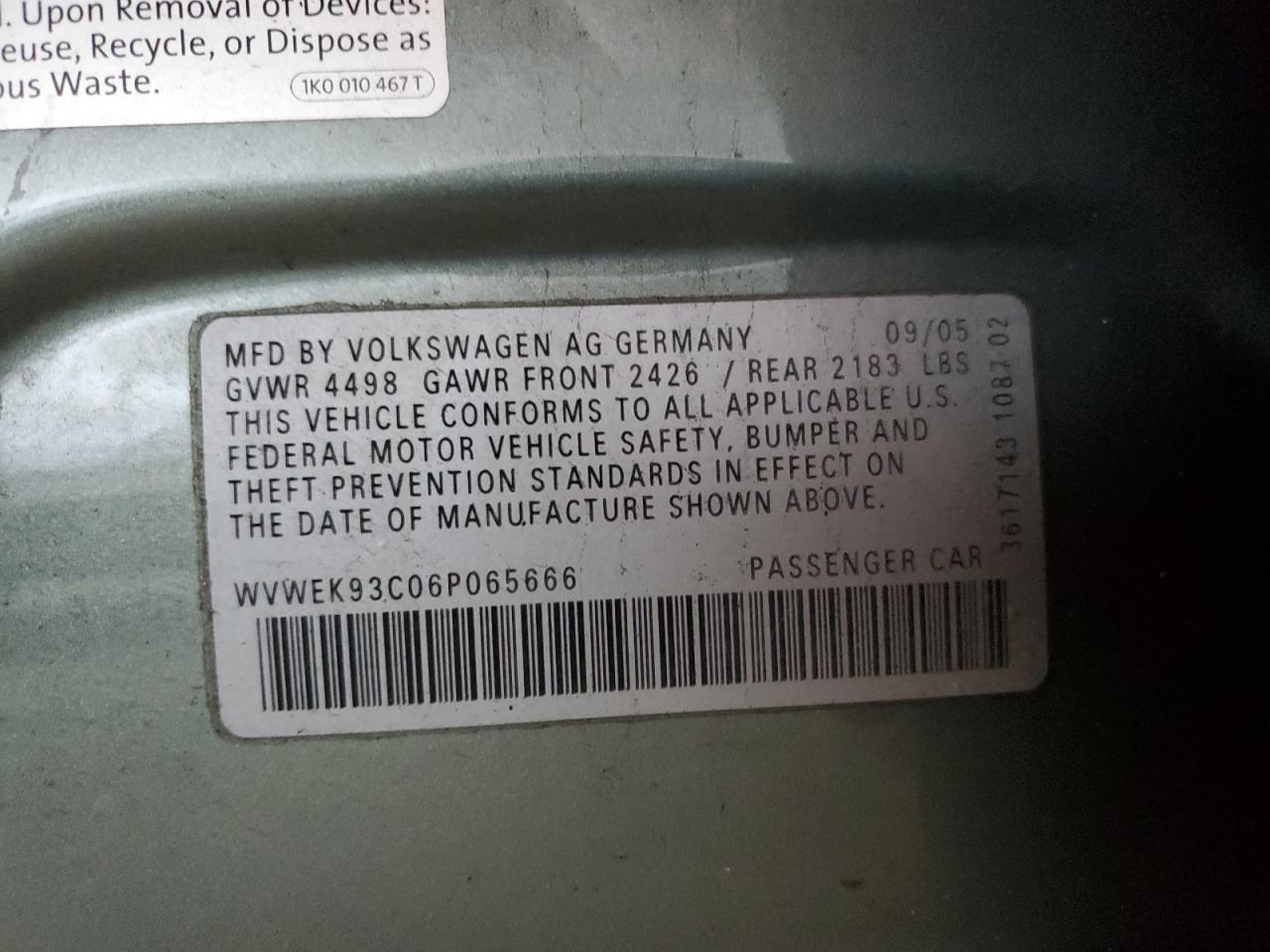 2006 Volkswagen Passat - Image 12