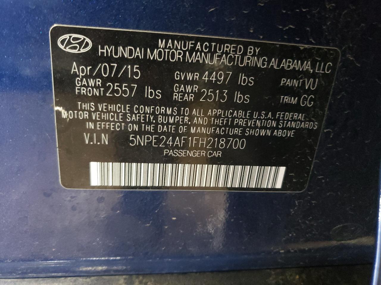2015 Hyundai Sonata - Image 12