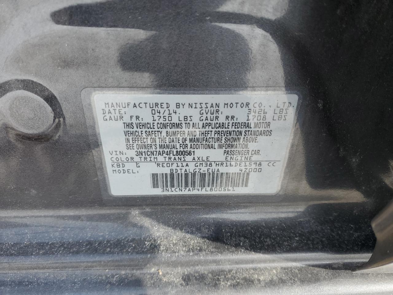 2015 Nissan Versa - Image 13