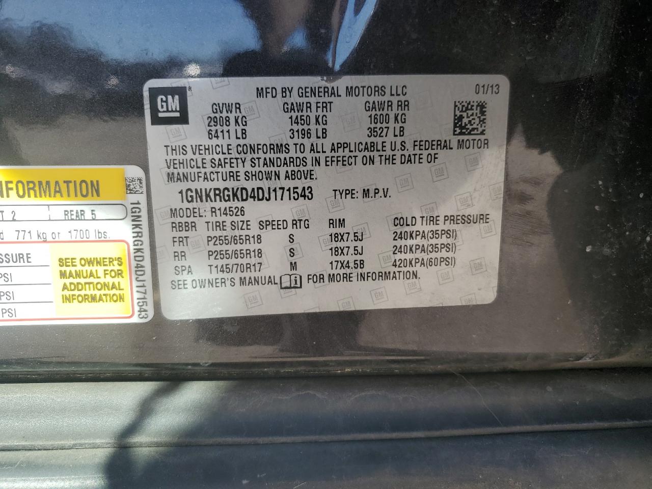 2013 Chevrolet Traverse - Image 14