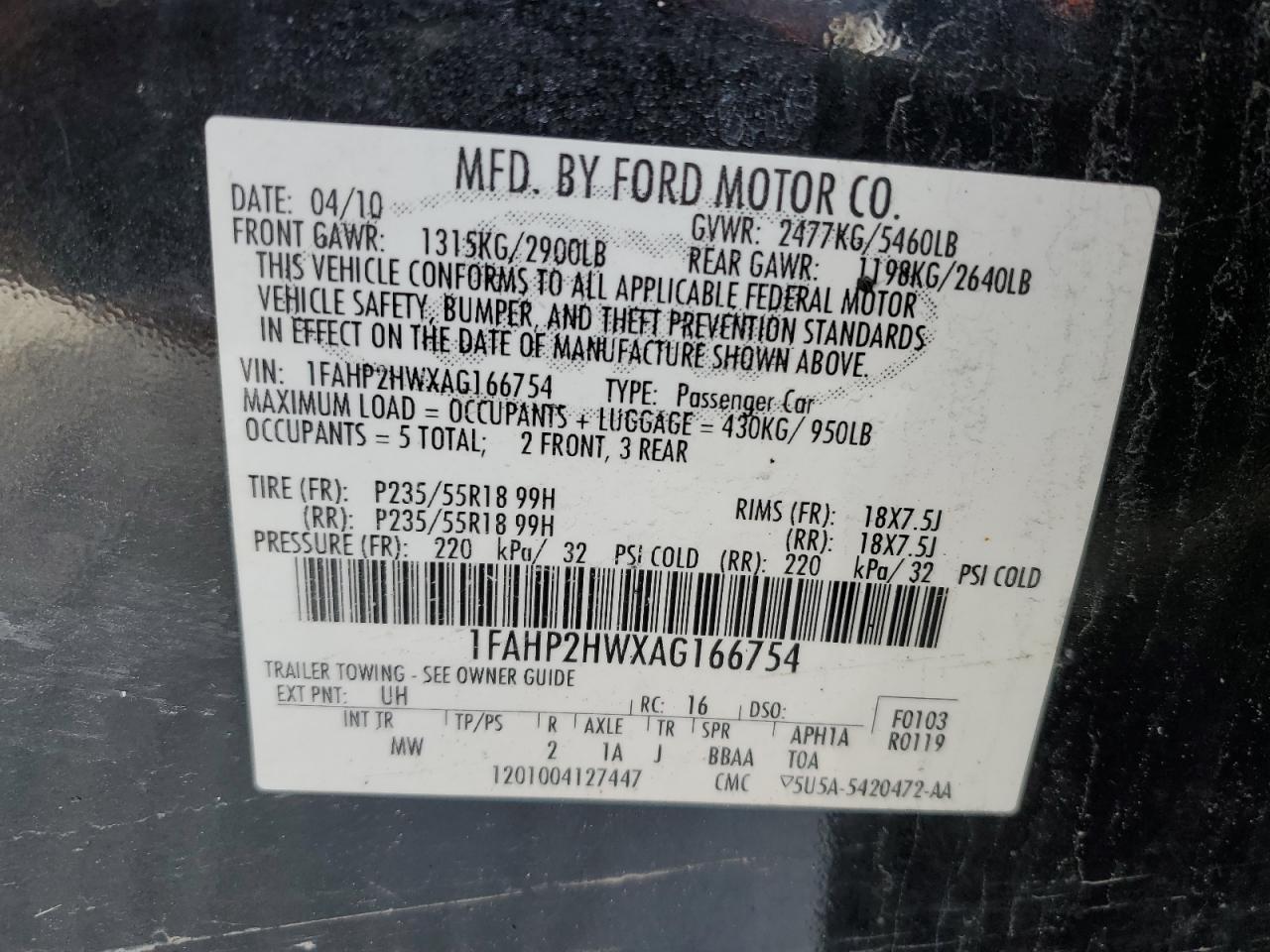 2010 Ford Taurus - Image 12
