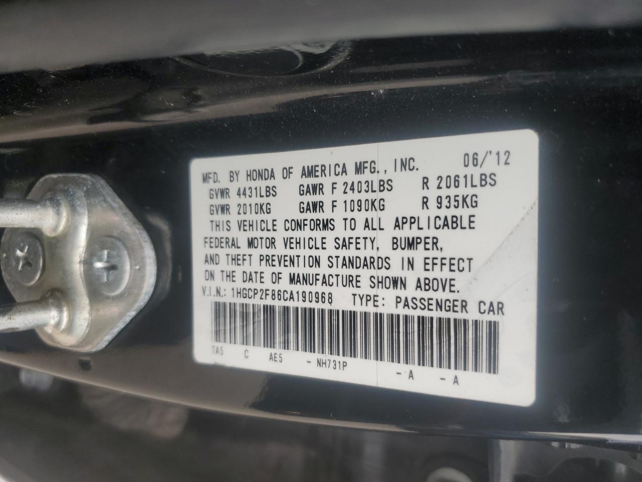 2012 Honda Accord - Image 13