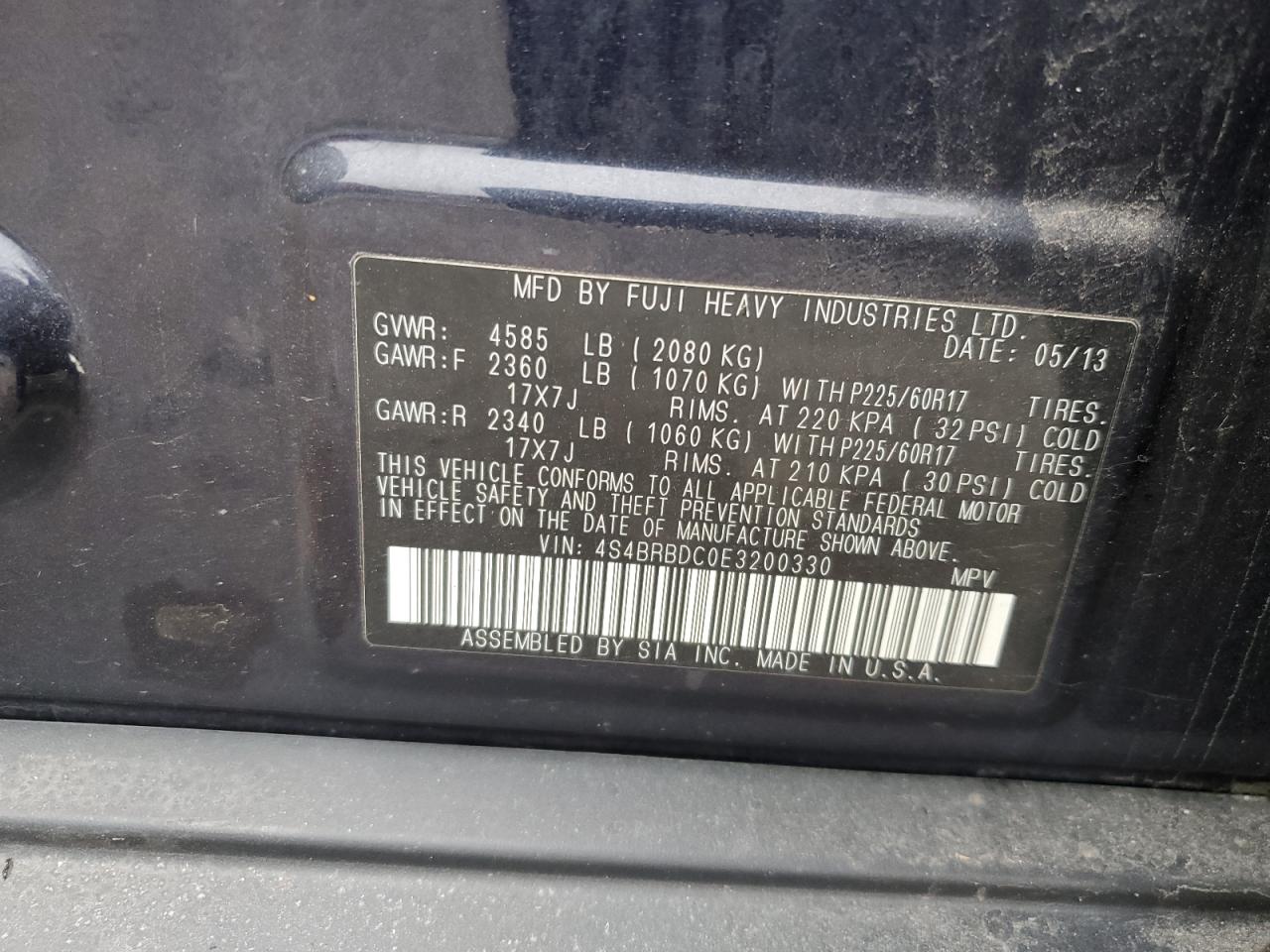 2014 Subaru Outback - Image 12