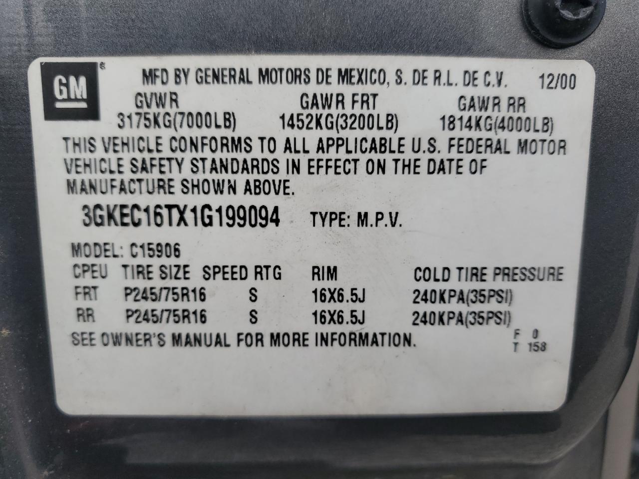 2001 GMC Yukon - Image 15