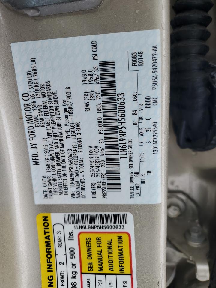 2017 Lincoln Continental - Image 12