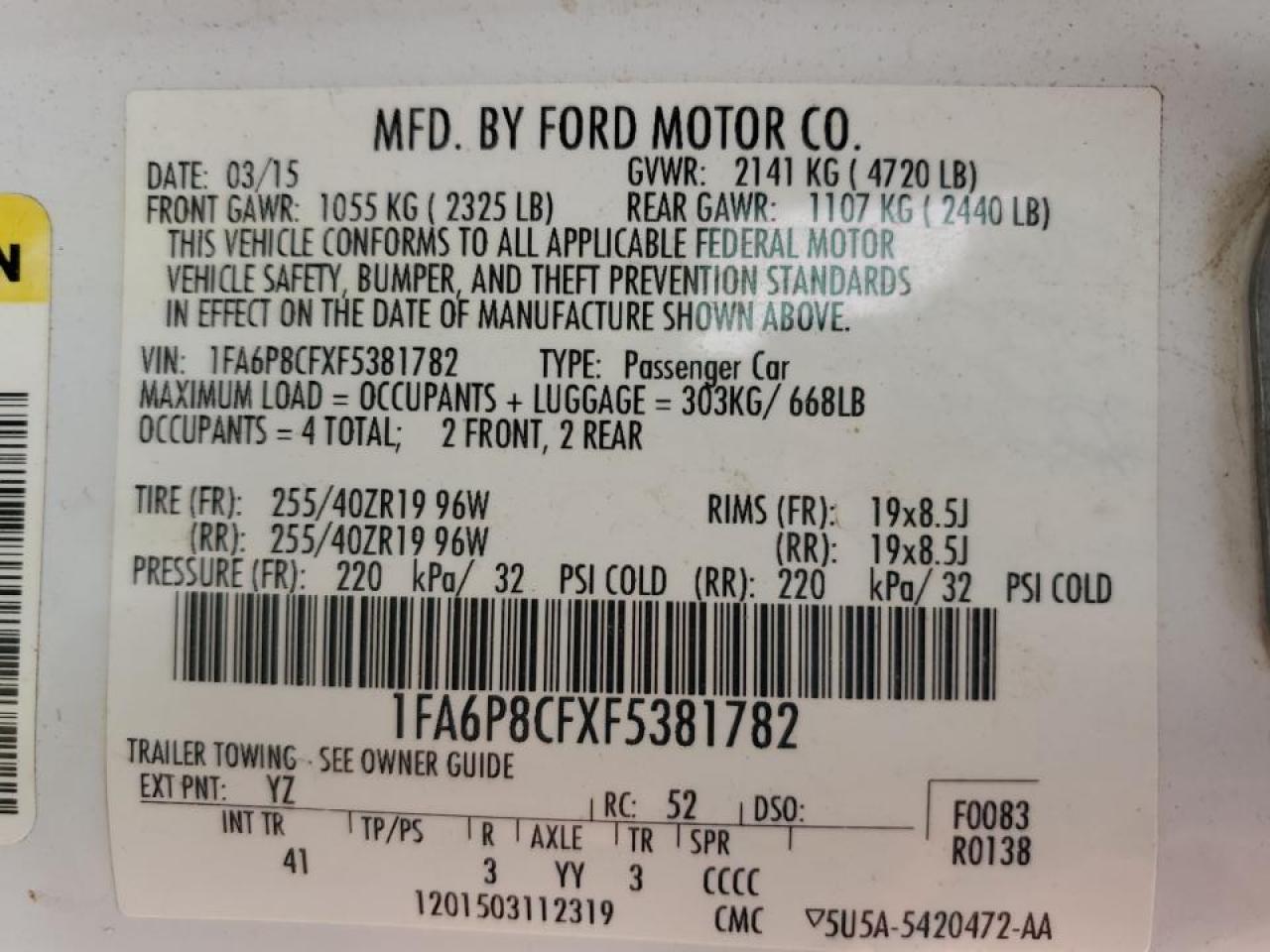 2015 Ford Mustang - Image 12