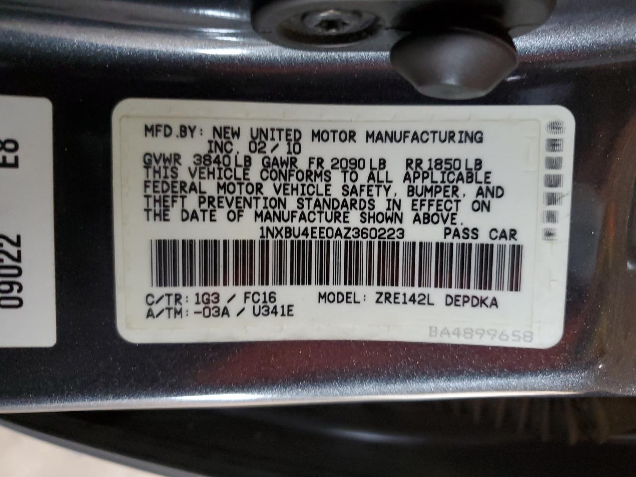 2010 Toyota Corolla - Image 12