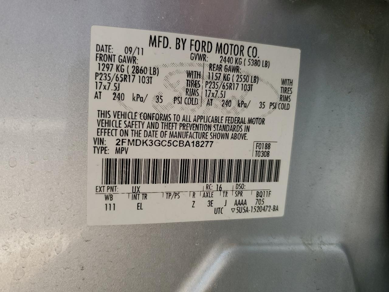 2012 Ford Edge - Image 13