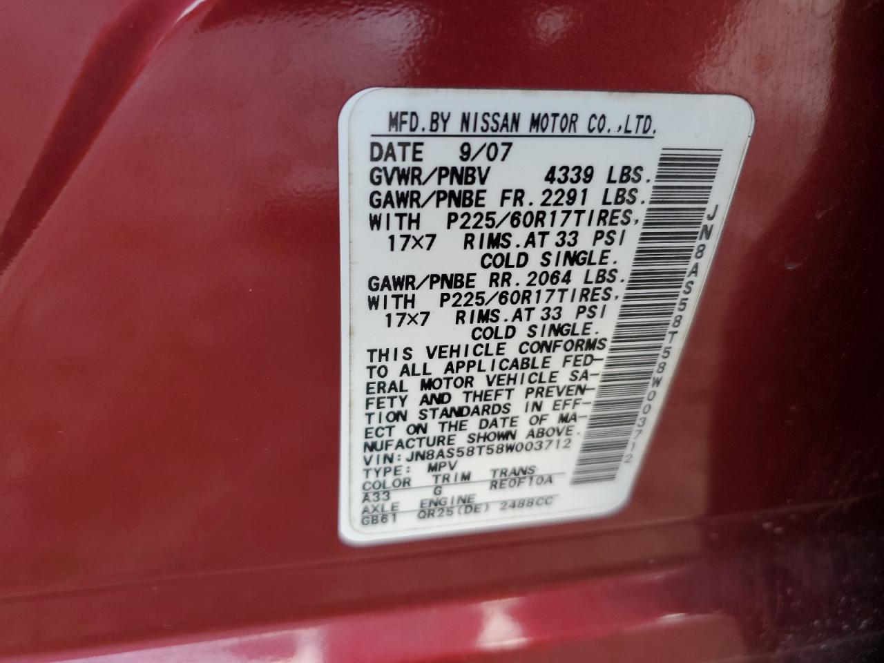2008 Nissan Rogue - Image 14