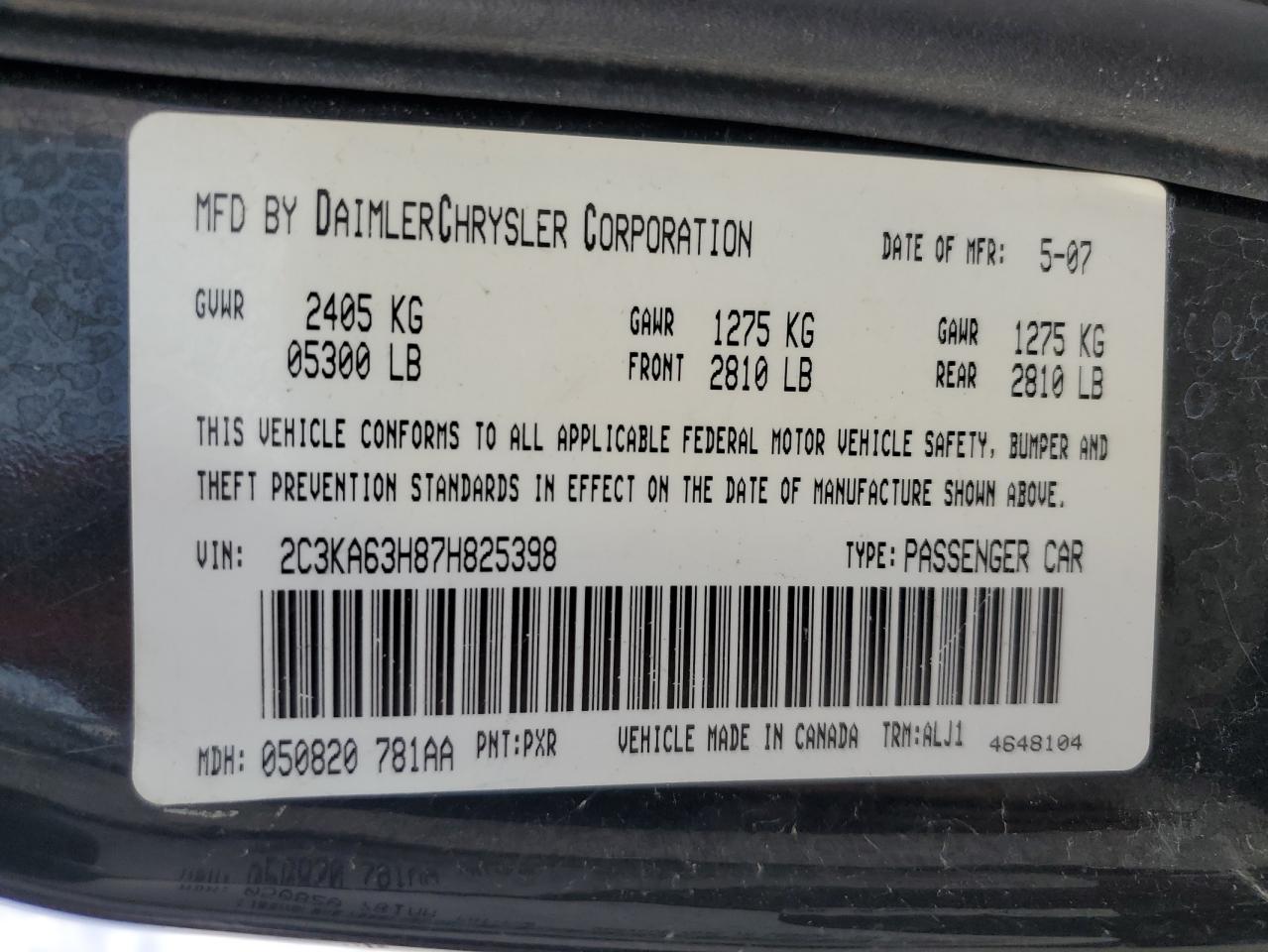 2007 Chrysler 300 - Image 12
