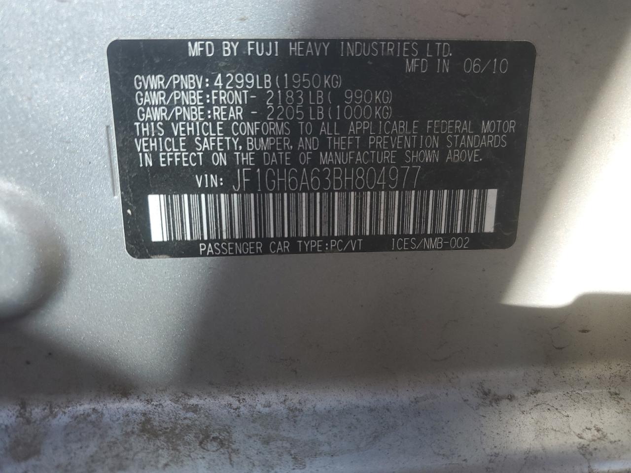 2011 Subaru Impreza - Image 12