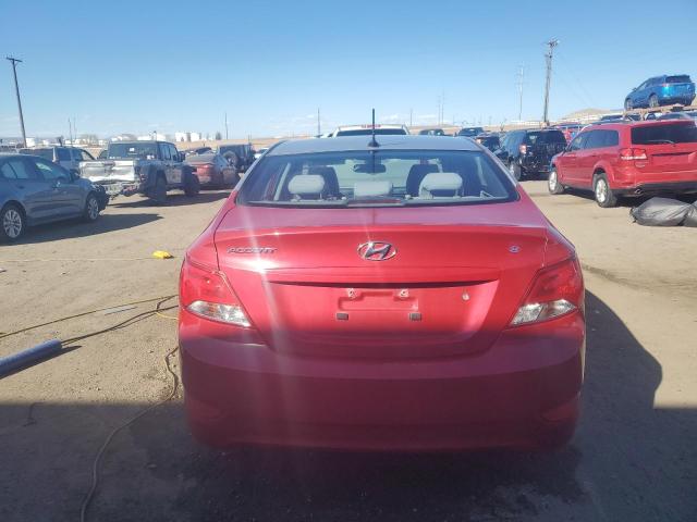  HYUNDAI ACCENT 2015 Czerwony