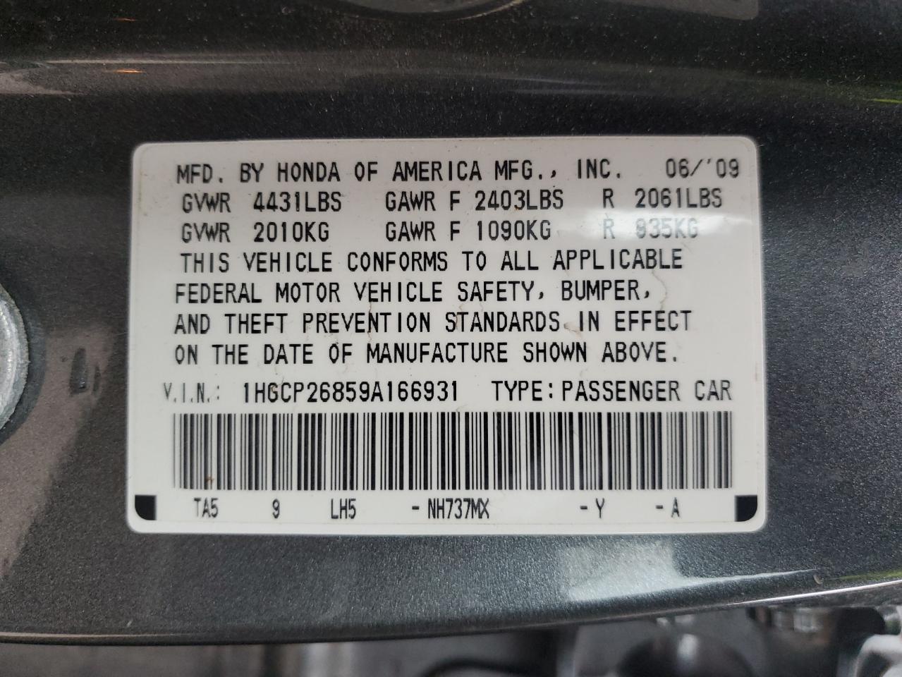 2009 Honda Accord - Image 12