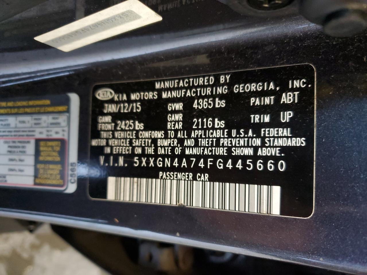 2015 Kia Optima - Image 12