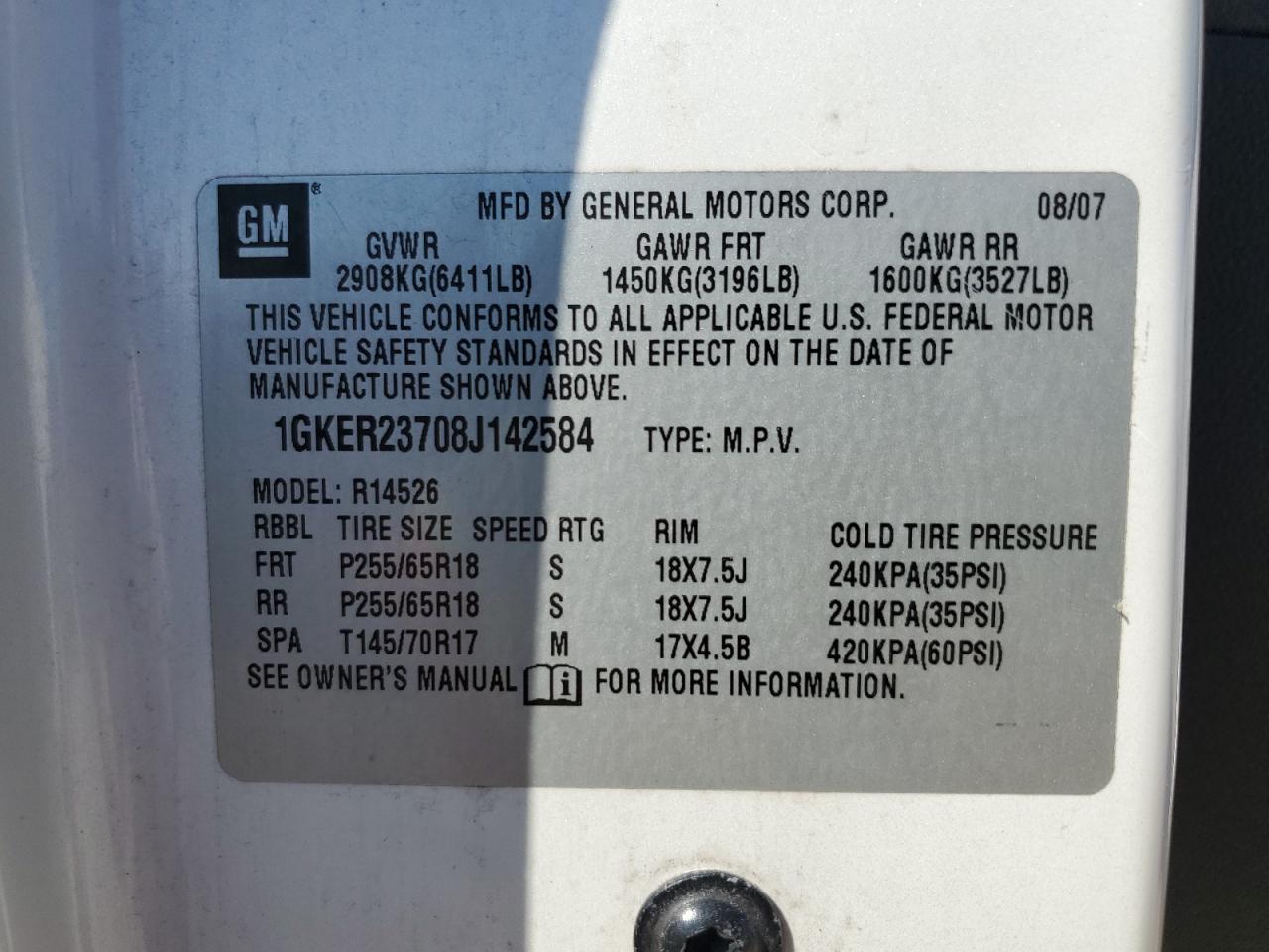 2008 GMC Acadia - Image 13