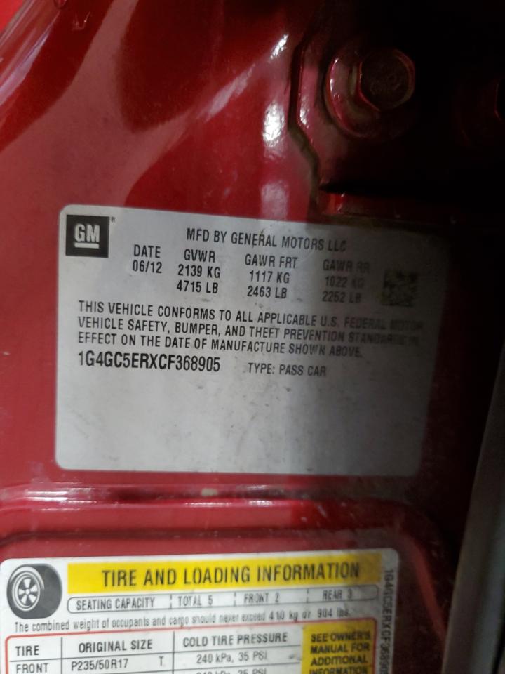 2012 Buick LaCrosse - Image 12