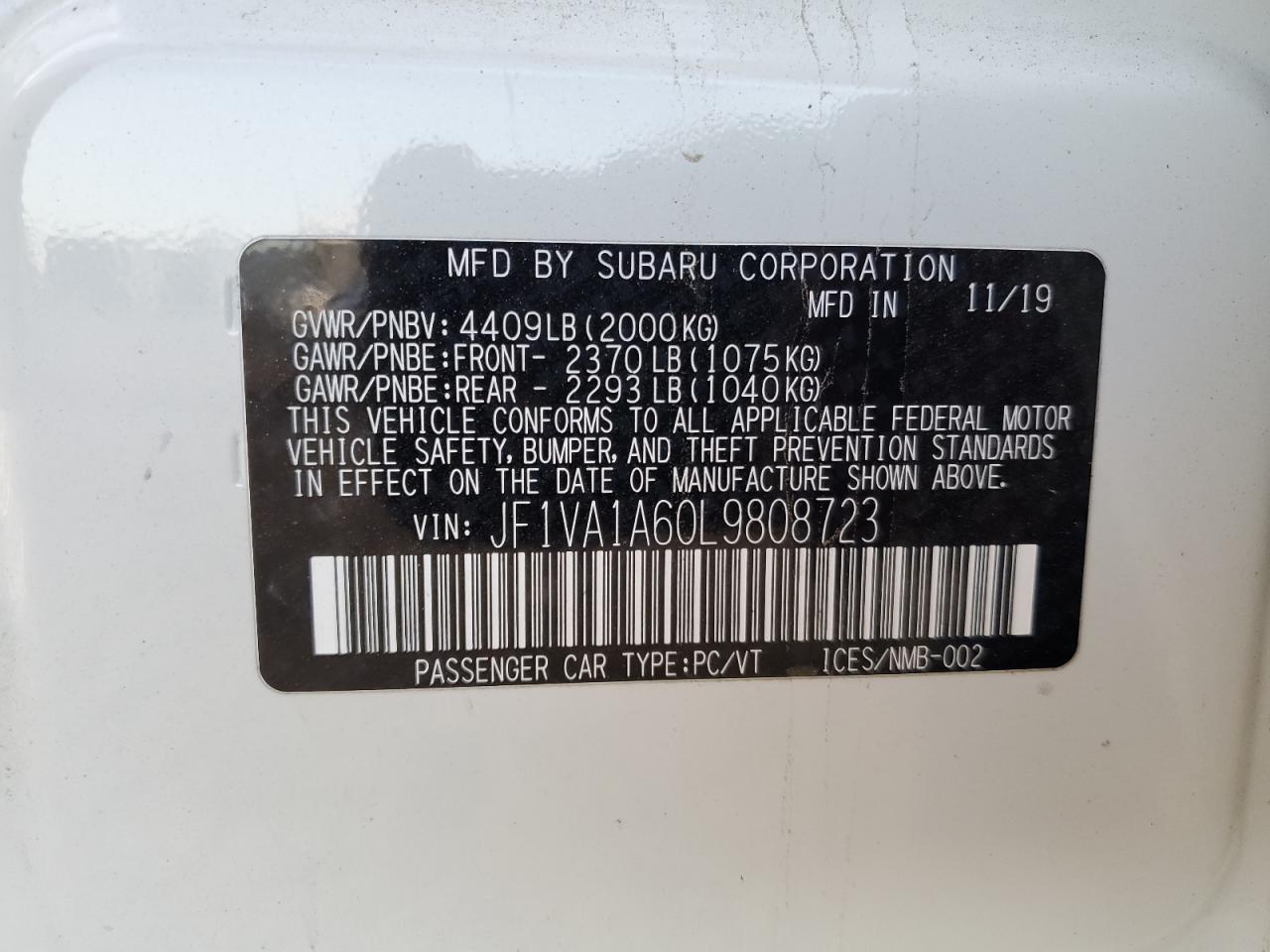 2020 Subaru WRX - Image 13