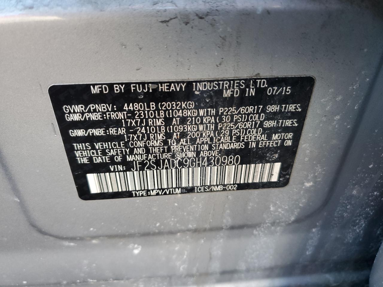 2016 Subaru Forester - Image 15
