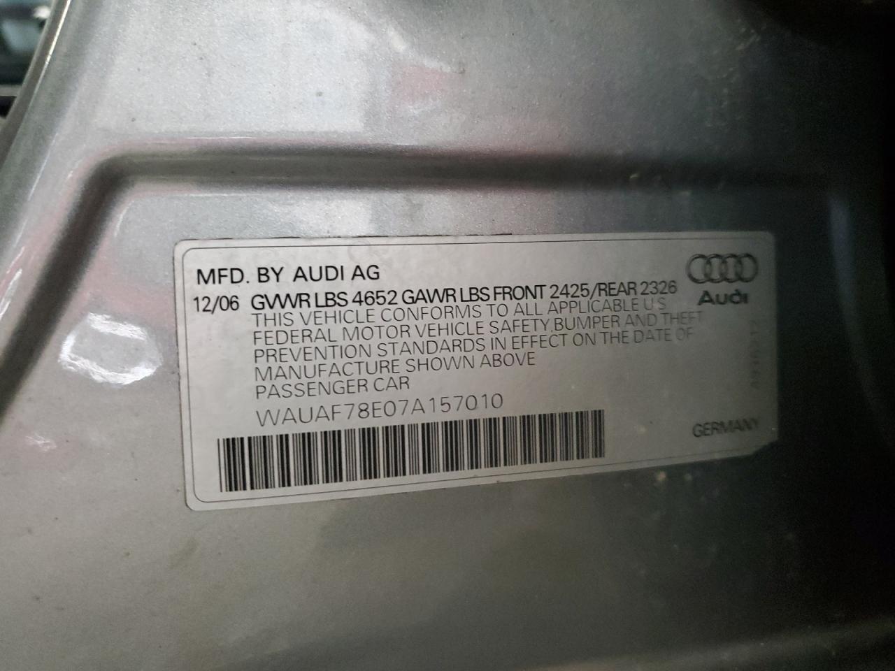2007 Audi A4 - Image 13