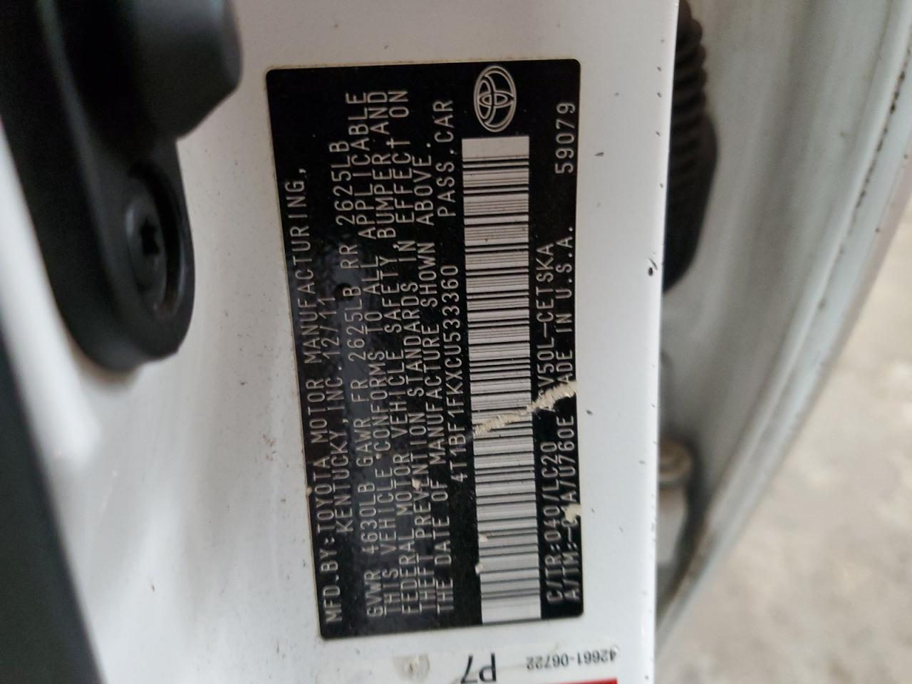2012 Toyota Camry - Image 13