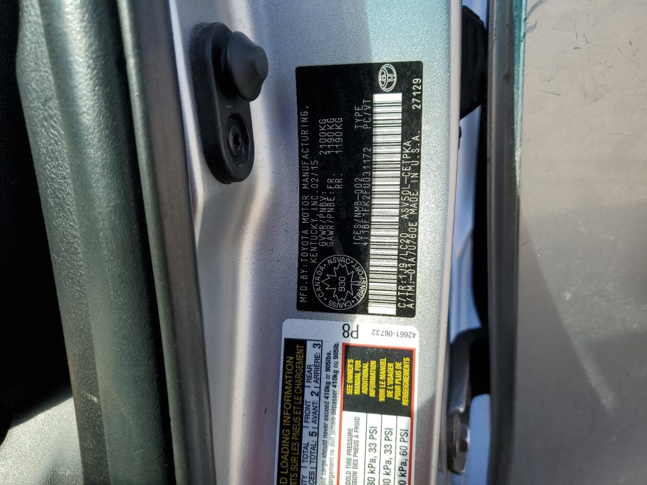 2015 Toyota Camry - Image 14