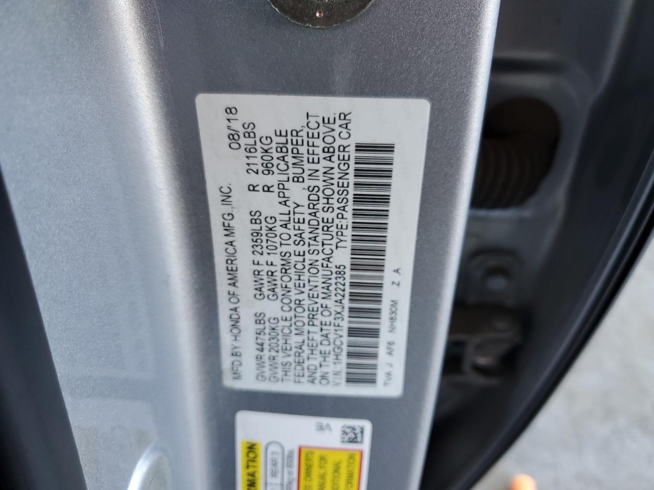 2018 Honda Accord - Image 12
