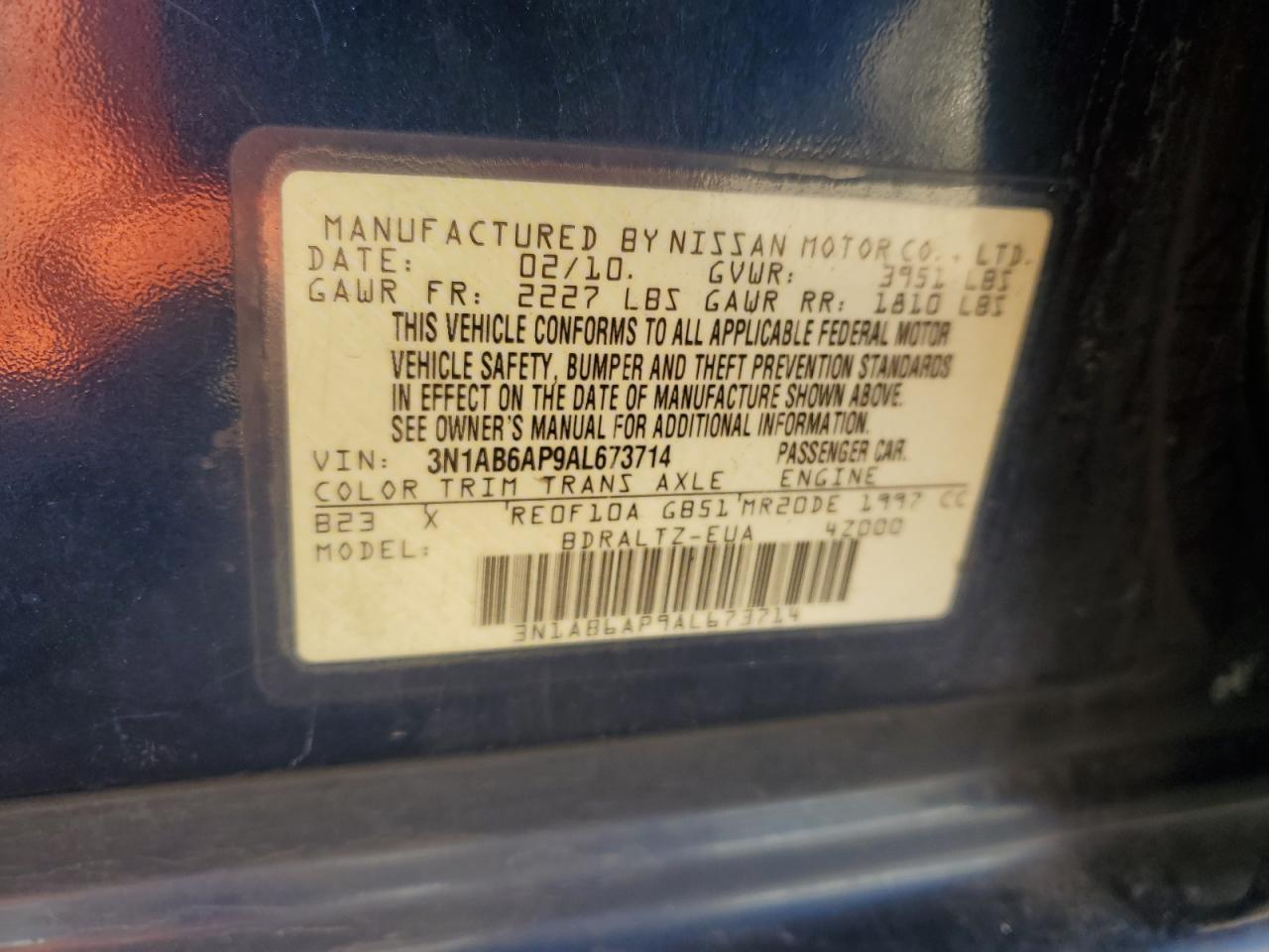 2010 Nissan Sentra - Image 12