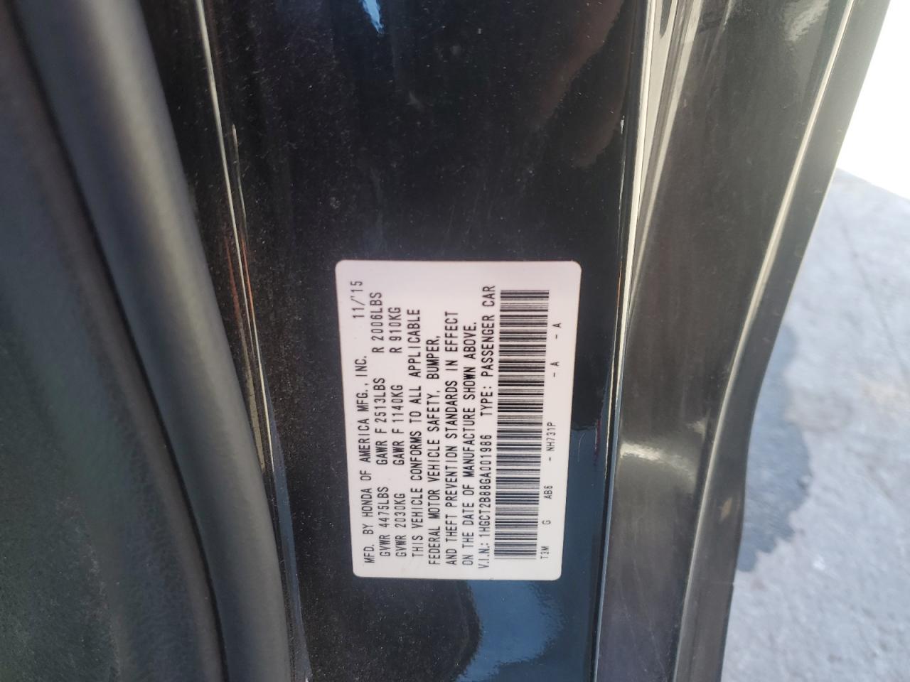 2016 Honda Accord - Image 15