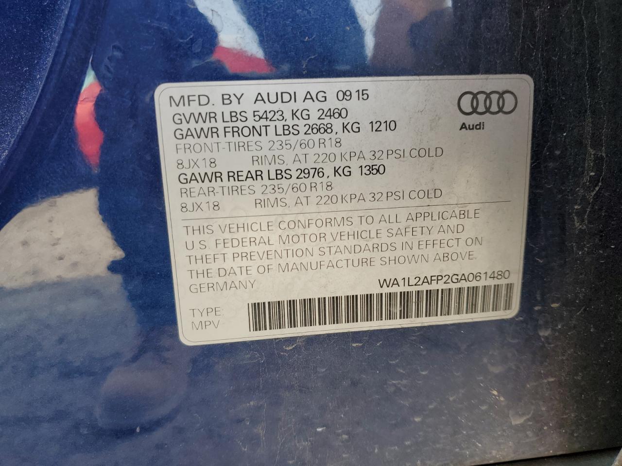 2016 Audi Q5 - Image 12