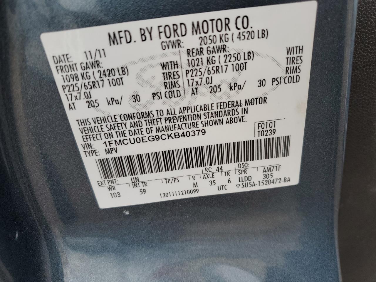 2012 Ford Escape - Image 15