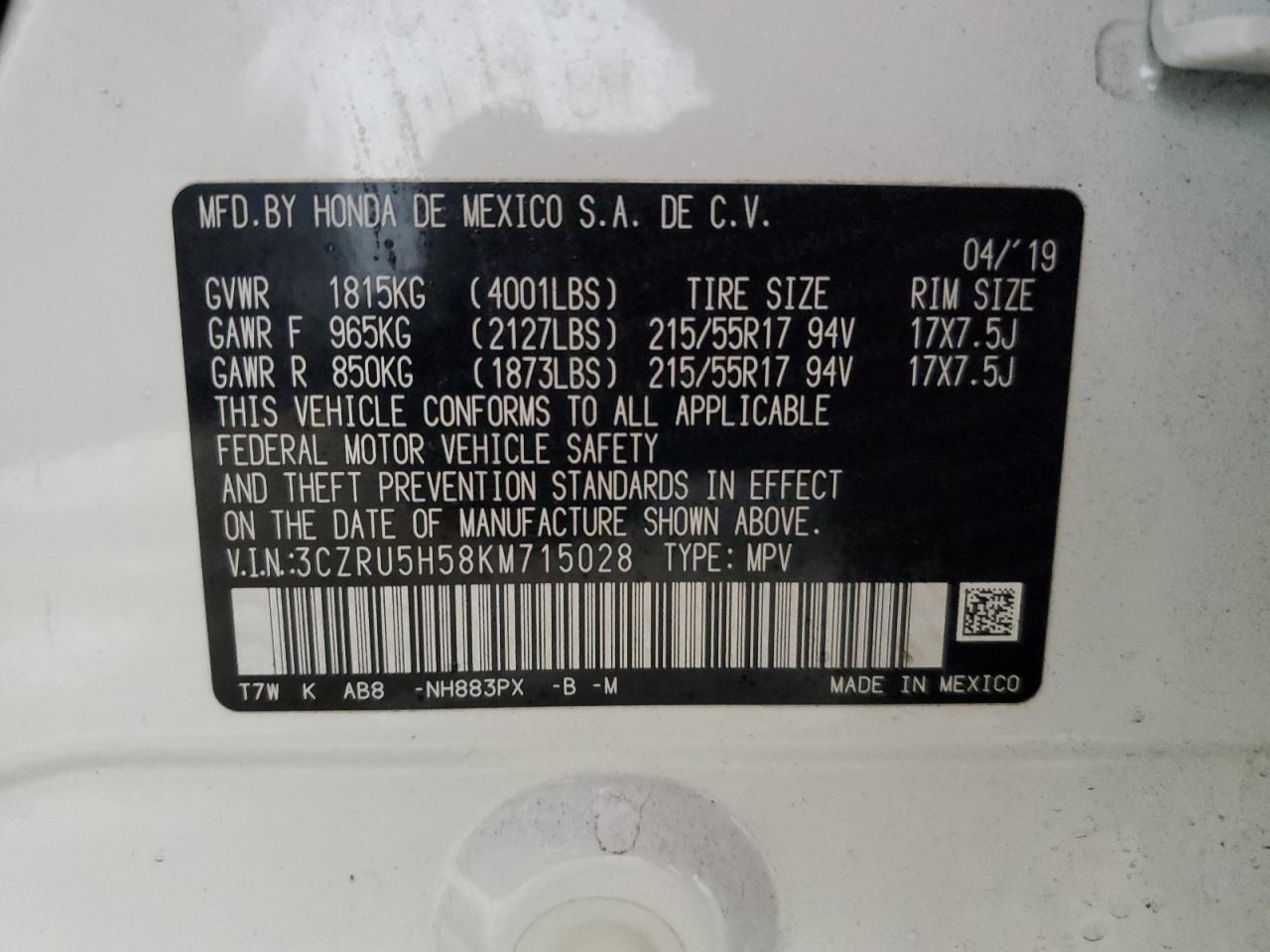2019 Honda HR-V - Image 13