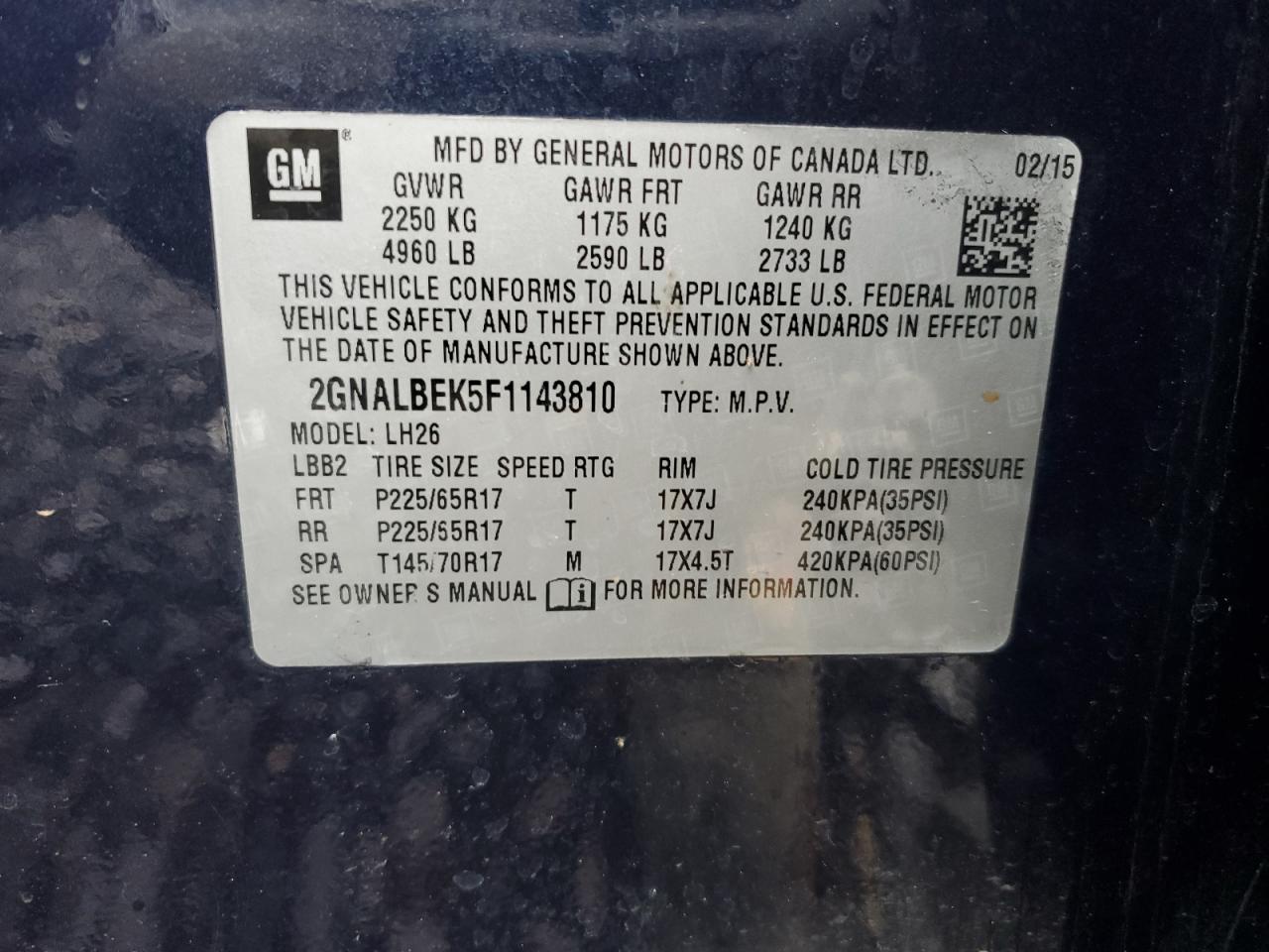 2015 Chevrolet Equinox - Image 14