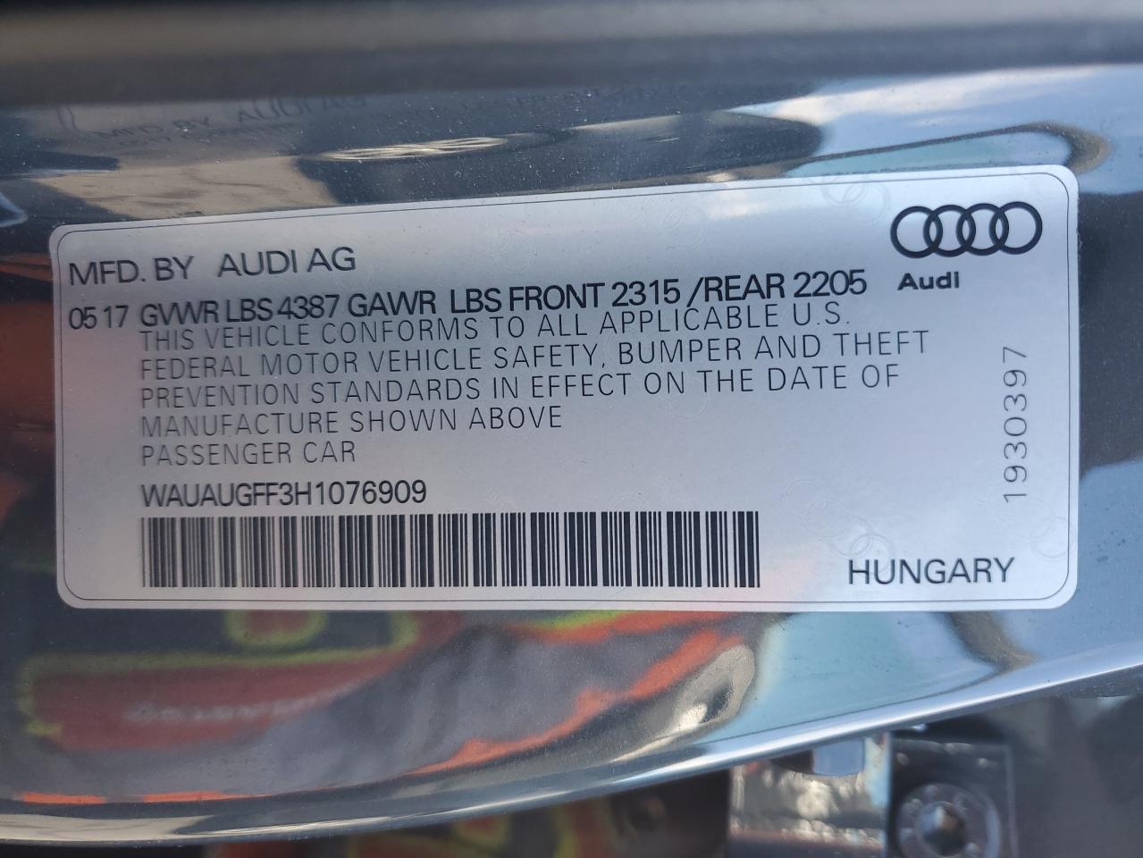2017 Audi A3 - Image 12