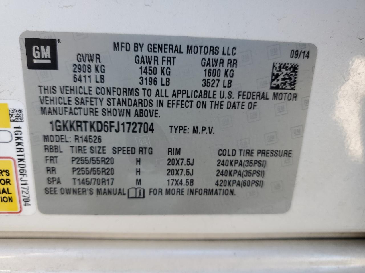 2015 GMC Acadia - Image 15