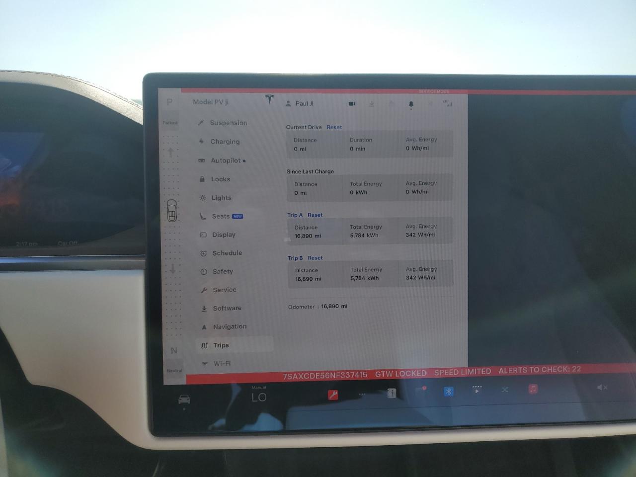 2022 Tesla Model X VIN: 7SAXCDE56NF337415 Lot: 47012485