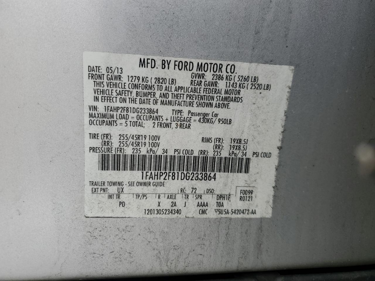 2013 Ford Taurus - Image 12