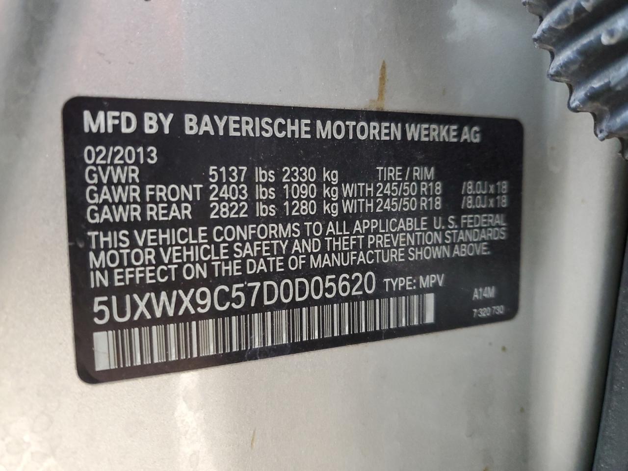 2013 BMW X3 - Image 13