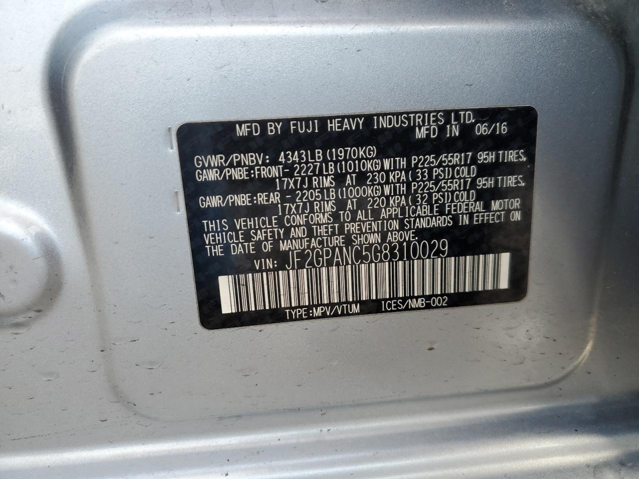 2016 Subaru XV - Image 14