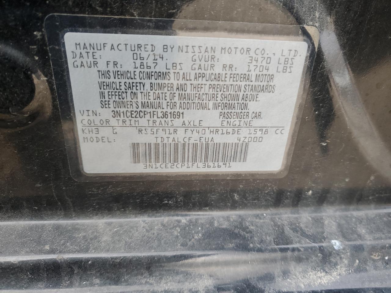 2015 Nissan Versa - Image 12
