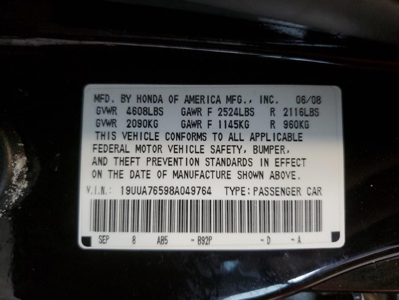 2008 Acura TL - Image 14